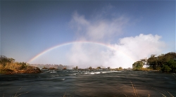 244A_LZmS_77576 Morning, Rainbow & Falls from upriver